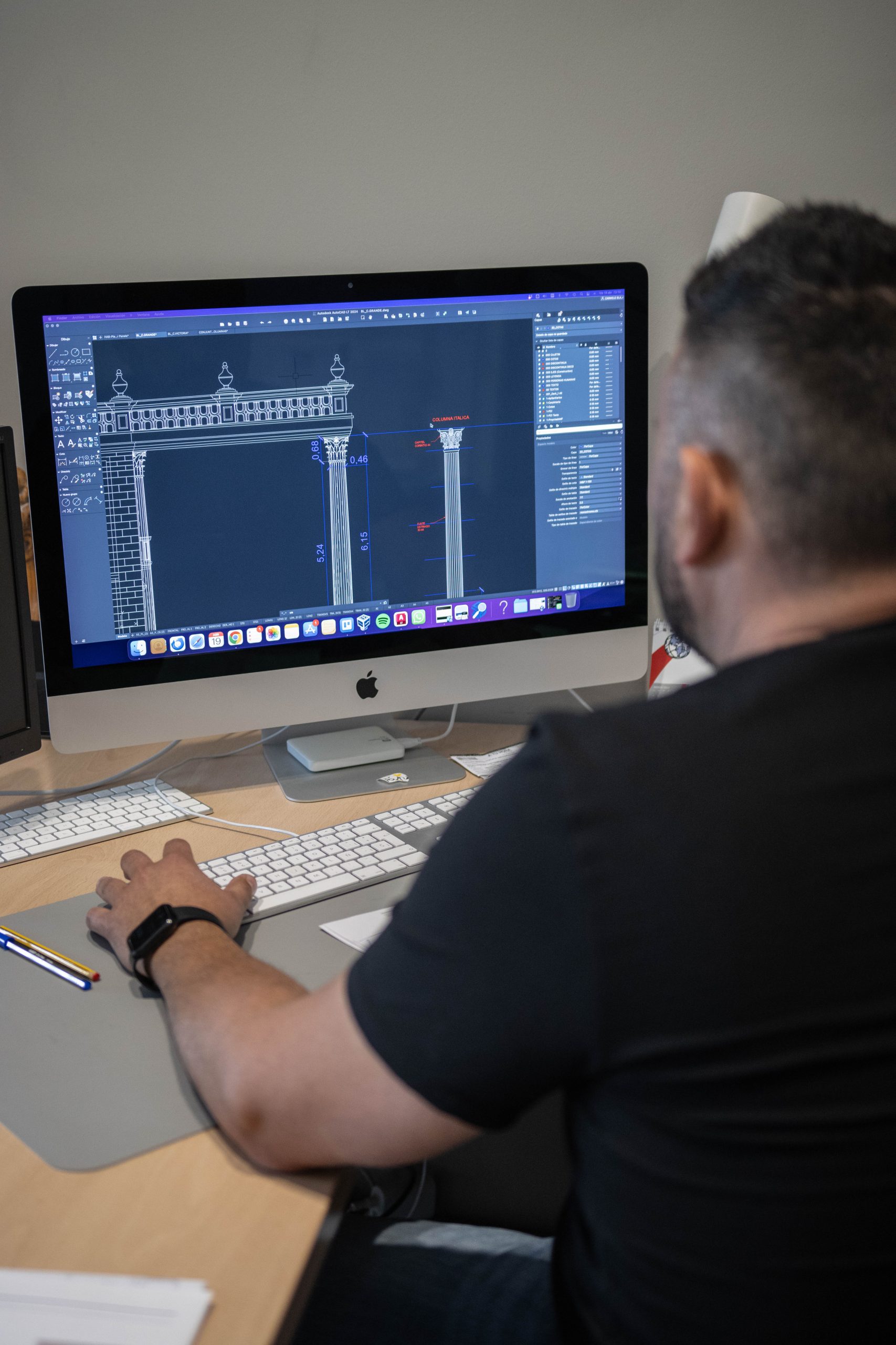 Profesional trabajando